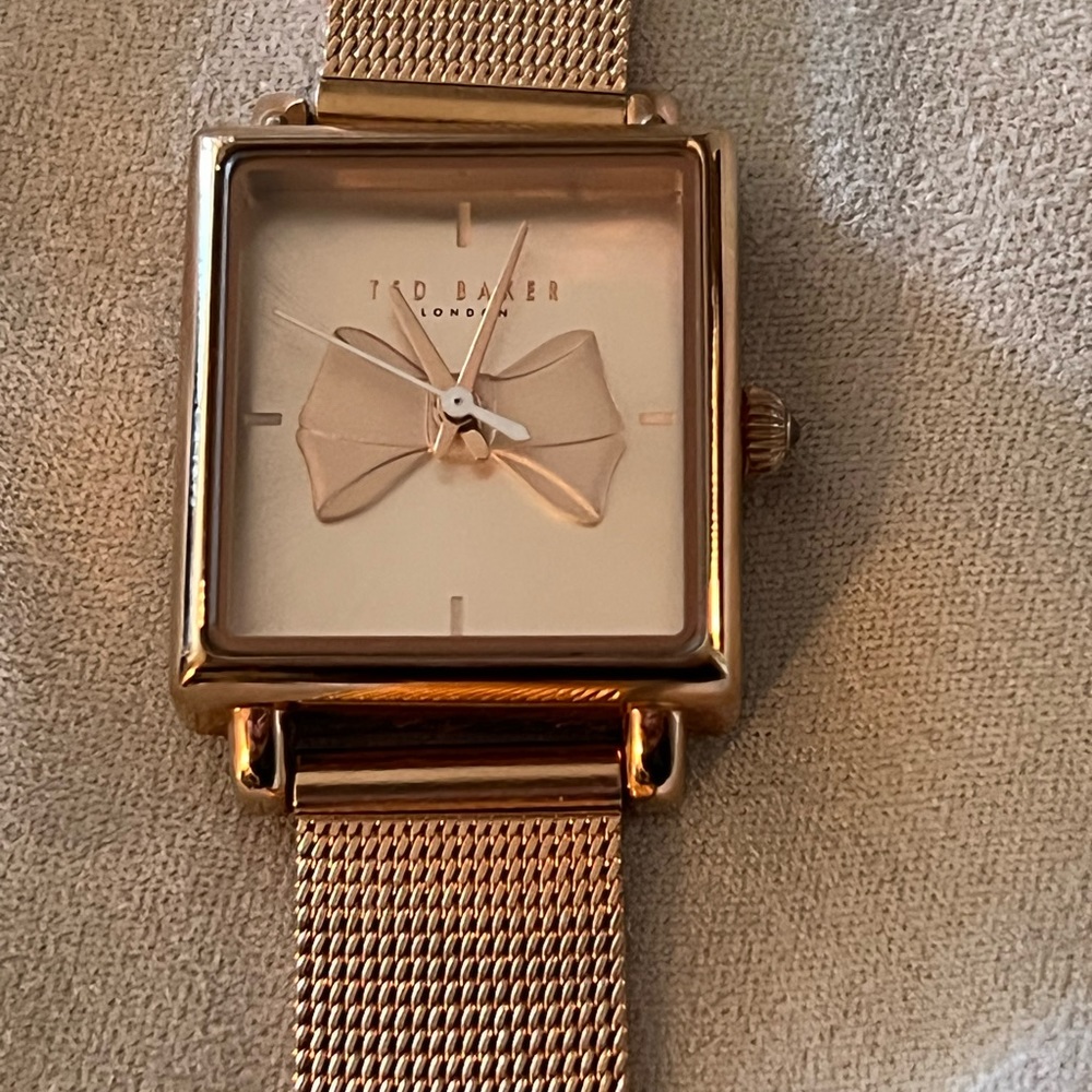 Ted Baker Rose Gold Mesh Watch